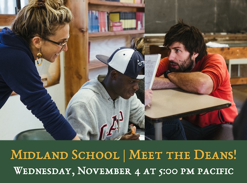 Meet the Deans! Wednesday, November 4th at 5pm Pacific Time
