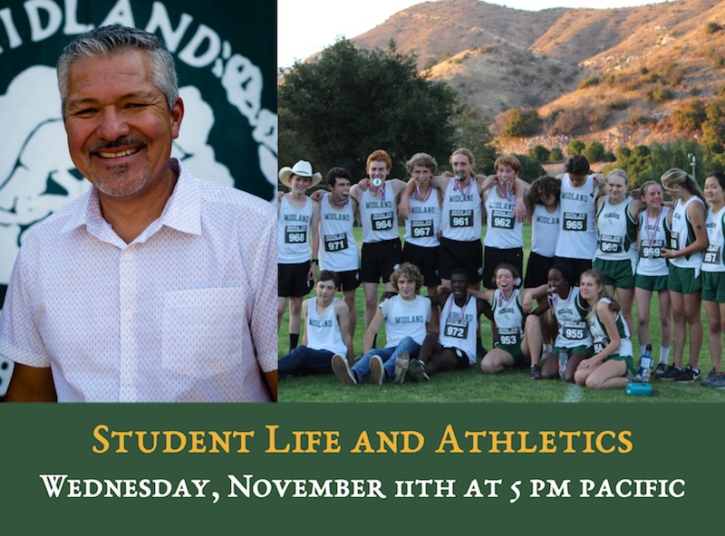 Student Life and Athletics Wednesday, November 11 at 5 p.m. Pacific time